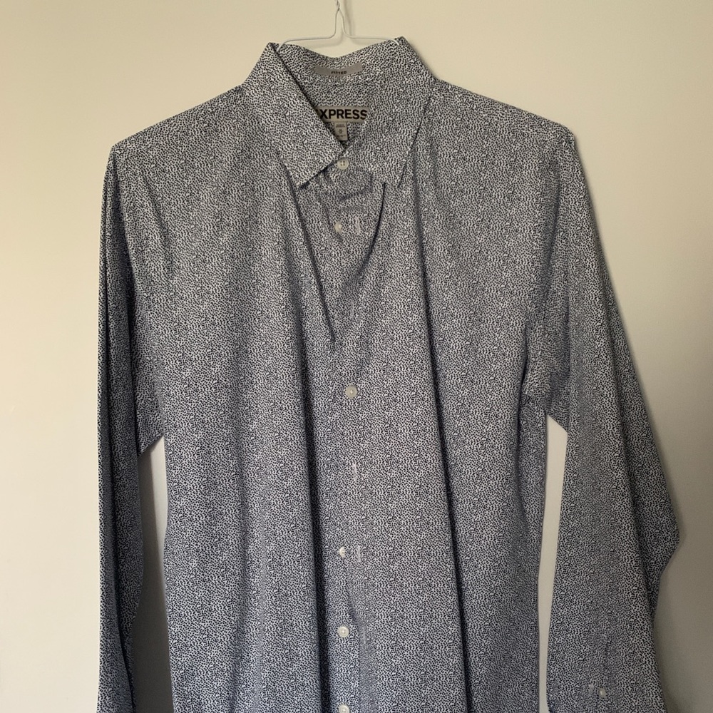 Express Fitted Mens Dress Shirt